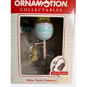 Ornamotion Collectables Babys 1st Christmas Ornament With Motor